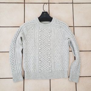 J. Crew women's knit sweater - size small - grey